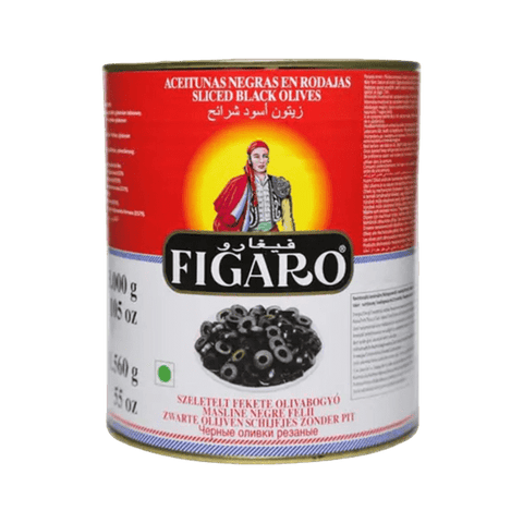 FIGARO SLICED BLACK OLIVES 3KG - Nazar Jan's Supermarket