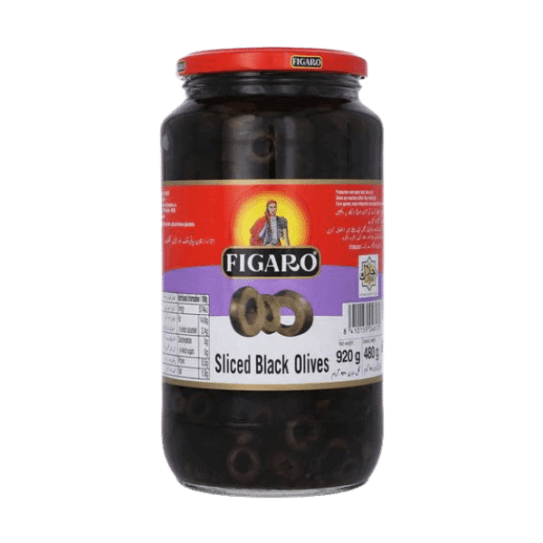 FIGARO SLICED BLACK OLIVES 920G - Nazar Jan's Supermarket