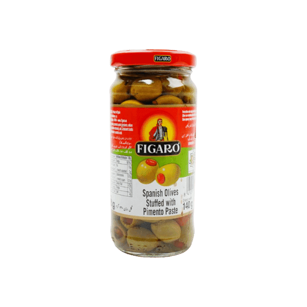 FIGARO STUFFED GREEN OLIVES 140G - Nazar Jan's Supermarket