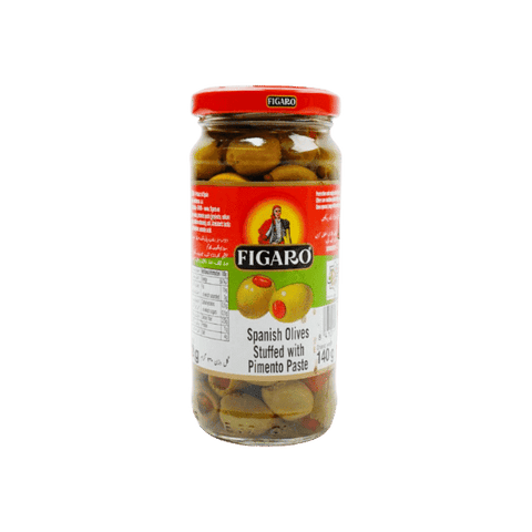 FIGARO STUFFED GREEN OLIVES 140G - Nazar Jan's Supermarket