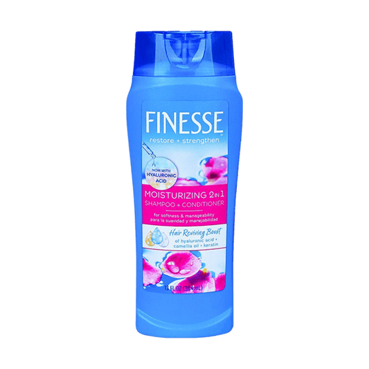 FINESSE MOISTURIZING 2 IN 1 SHAMPOO AND CONDITIONER 384ML - Nazar Jan's Supermarket