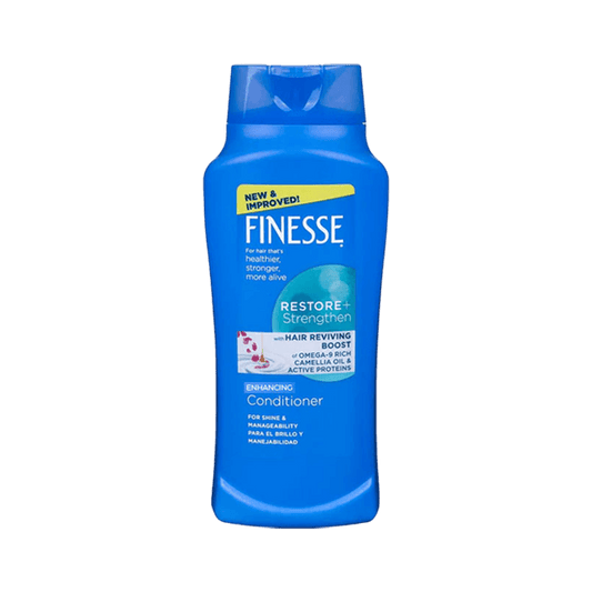 FINESSE RESTORE+STRENGTHEN ENHANCING CONDITIONER 443ML - Nazar Jan's Supermarket