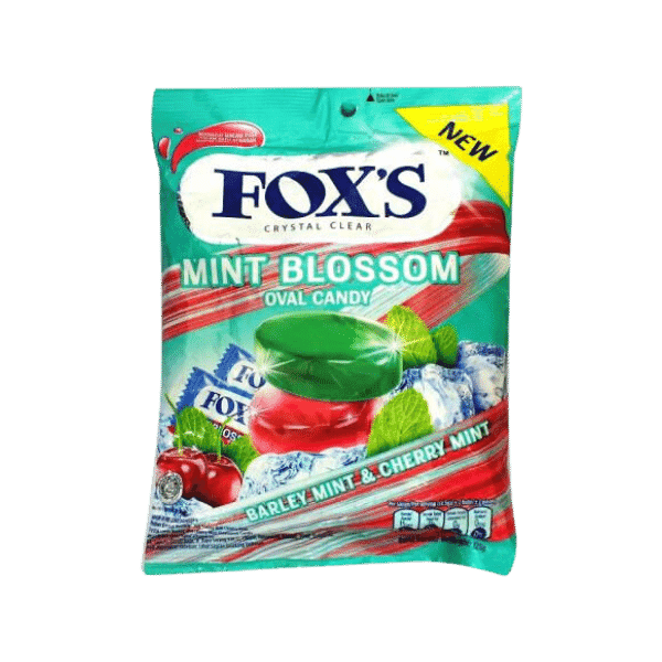 FOXS MINT BLOSSOM OVAL CANDY 125G - Nazar Jan's Supermarket