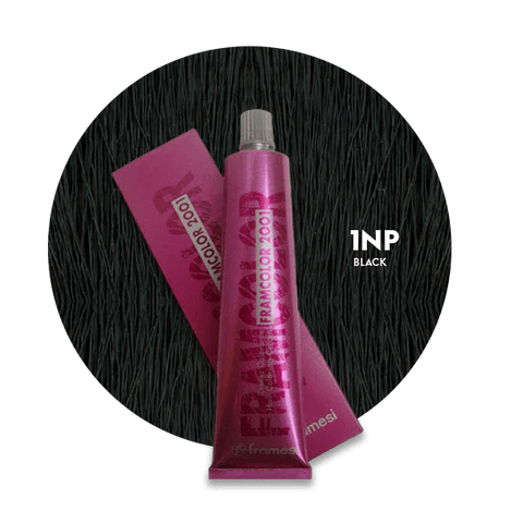 Framesi Framcolor 2001 Hair Color Cream 60ml - 1NP Black - Nazar Jan's Supermarket