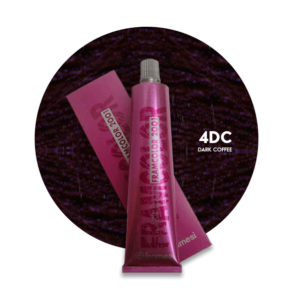 Framesi Framcolor 2001 Hair Color Cream 60ml - 4DC Dark Coffee - Nazar Jan's Supermarket
