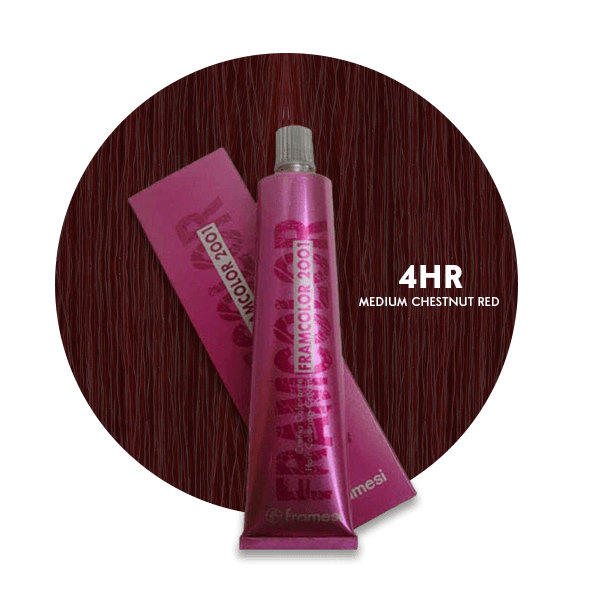 Framesi Framcolor 2001 Hair Color Cream 60ml - 4HR Medium Chestnut Red - Nazar Jan's Supermarket