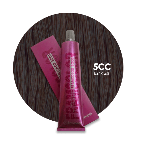 Framesi Framcolor 2001 Hair Color Cream 60ml - 5CC Dark Ash - Nazar Jan's Supermarket
