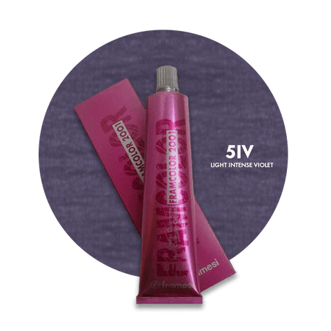 Framesi Framcolor 2001 Hair Color Cream 60ml - 5IV Light Intense Violet - Nazar Jan's Supermarket