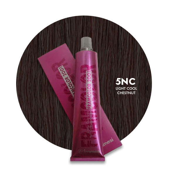 Framesi Framcolor 2001 Hair Color Cream 60ml - 5NC Light Cool Chestnut - Nazar Jan's Supermarket