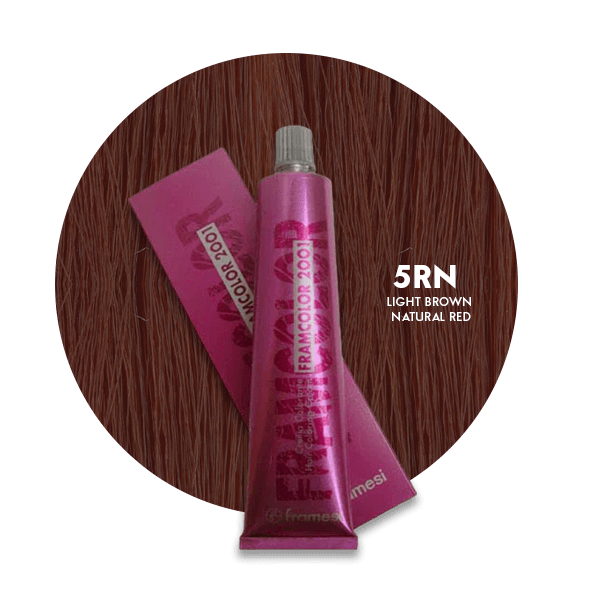 Framesi Framcolor 2001 Hair Color Cream 60ml - 5RN Light brown Natural Red - Nazar Jan's Supermarket