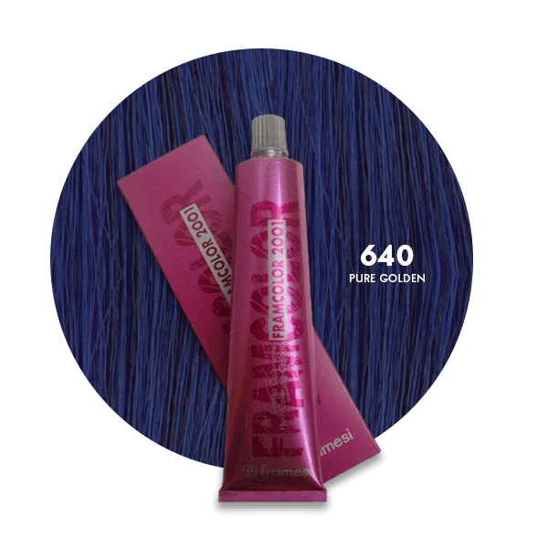 Framesi Framcolor 2001 Hair Color Cream 60ml - 640 Pure Blue - Nazar Jan's Supermarket