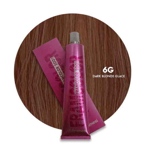 Framesi Framcolor 2001 Hair Color Cream 60ml - 6G Dark Blonde Glace - Nazar Jan's Supermarket