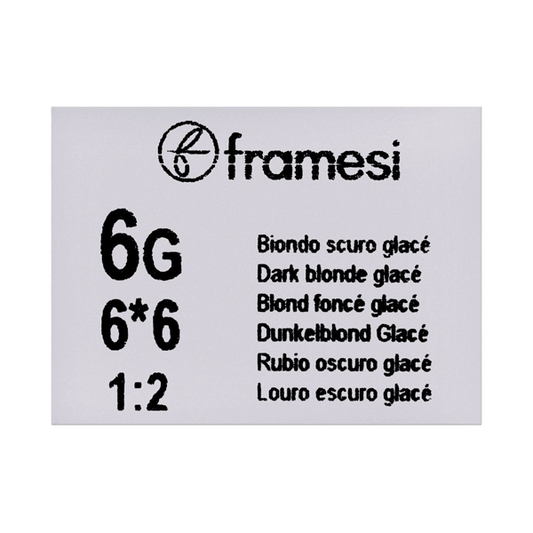 Framesi Framcolor 2001 Hair Color Cream 60ml - 6G Dark Blonde Glace - Nazar Jan's Supermarket
