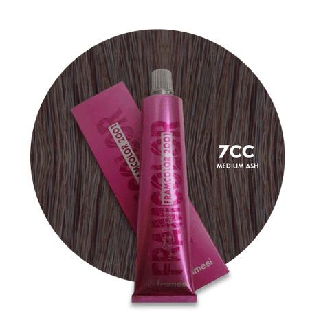 Framesi Framcolor 2001 Hair Color Cream 60ml - 7CC Medium Ash - Nazar Jan's Supermarket