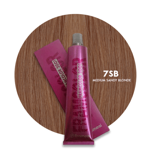 Framesi Framcolor 2001 Hair Color Cream 60ml - 7SB Medium Sandy Blonde - Nazar Jan's Supermarket