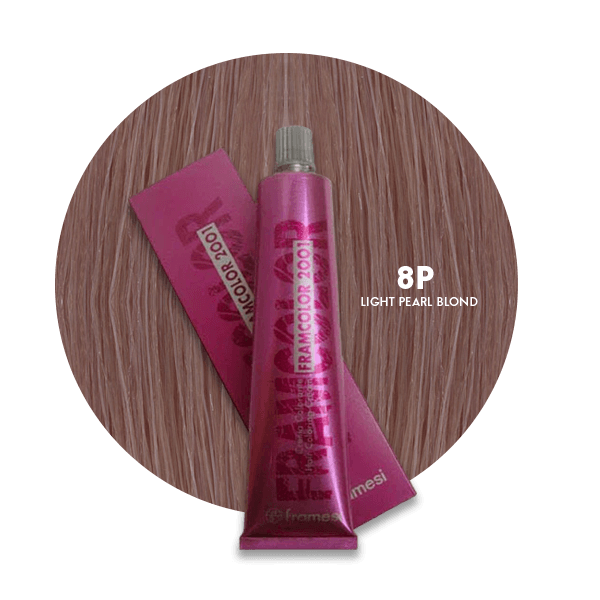 Framesi Framcolor 2001 Hair Color Cream 60ml - 8P Light Pearl Blond - Nazar Jan's Supermarket