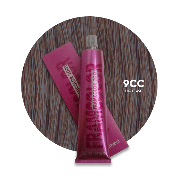 Framesi Framcolor 2001 Hair Color Cream 60ml - 9CC Light Ash - Nazar Jan's Supermarket