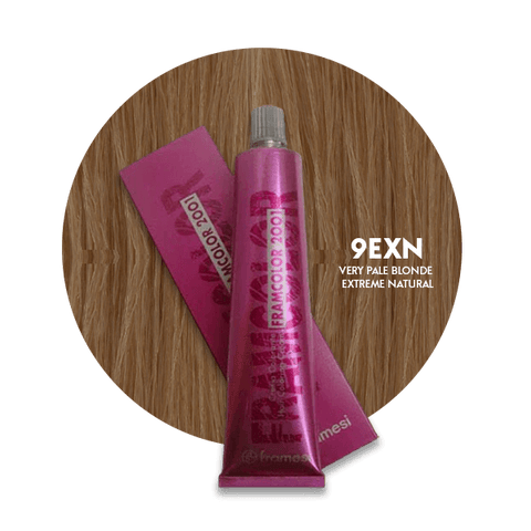 Framesi Framcolor 2001 Hair Color Cream 60ml - 9EXN Very Pale Blonde Extreme Natural - Nazar Jan's Supermarket