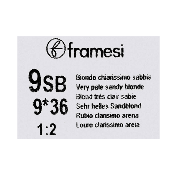 Framesi Framcolor 2001 Hair Color Cream 60ml - 9SB Very Pale Sandy Blonde - Nazar Jan's Supermarket