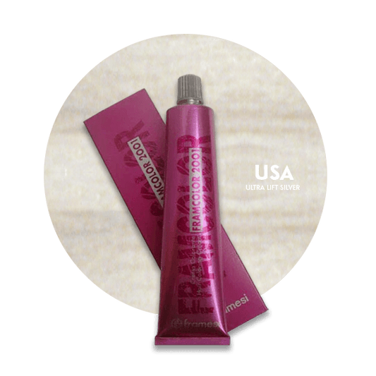 Framesi Framcolor 2001 Hair Color Cream 60ml - USA Ultra Lift Silver - Nazar Jan's Supermarket