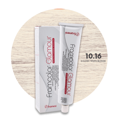 Framesi Framcolor Glamour Hair Color Cream 100ml - 10.16 Golden White Blonde - Nazar Jan's Supermarket