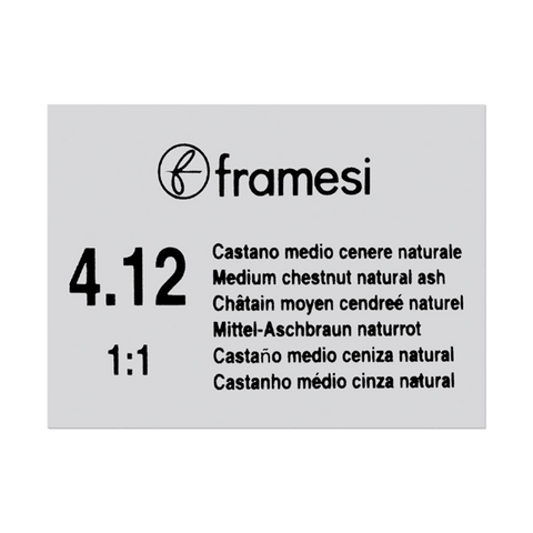 Framesi Framcolor Glamour Hair Color Cream 100ml - 4.12 Medium Chestnut Natural Ash - Nazar Jan's Supermarket
