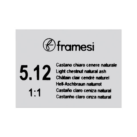 Framesi Framcolor Glamour Hair Color Cream 100ml - 5.12 Light Chestnut Natural Ash - Nazar Jan's Supermarket