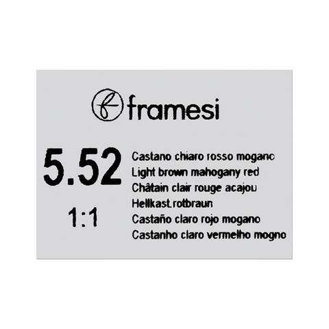 Framesi Framcolor Glamour Hair Color Cream 100ml - 5.52 Light Brown Mahogany Red - Nazar Jan's Supermarket