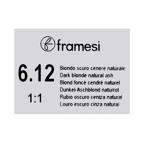 Framesi Framcolor Glamour Hair Color Cream 100ml - 6.12 Dark Blonde Natural Ash - Nazar Jan's Supermarket