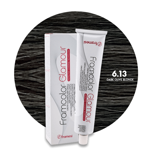 Framesi Framcolor Glamour Hair Color Cream 100ml - 6.13 Dark Olive Blonde - Nazar Jan's Supermarket