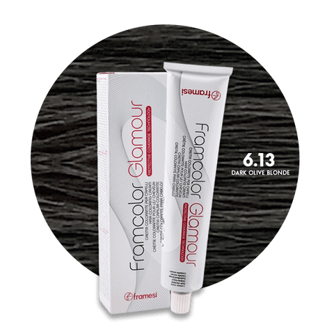 Framesi Framcolor Glamour Hair Color Cream 100ml - 6.13 Dark Olive Blonde - Nazar Jan's Supermarket