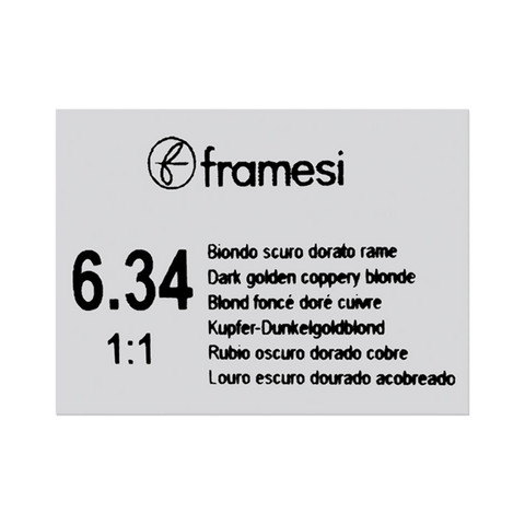 Framesi Framcolor Glamour Hair Color Cream 100ml - 6.34 Dark Golden Coppery Blonde - Nazar Jan's Supermarket