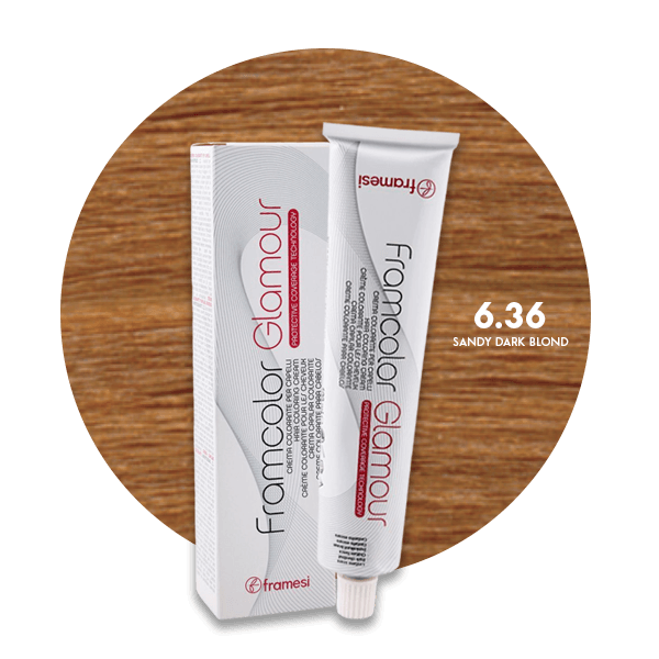 Framesi Framcolor Glamour Hair Color Cream 100ml - 6.36 Sandy Dark Blond - Nazar Jan's Supermarket