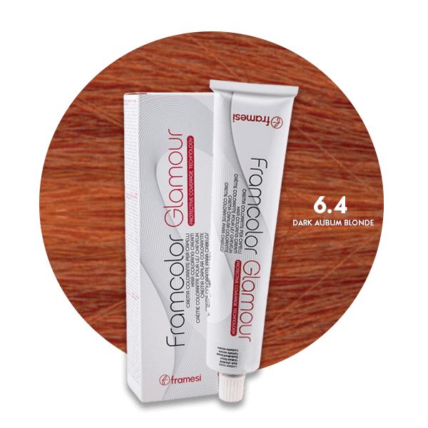 Framesi Framcolor Glamour Hair Color Cream 100ml - 6.4 Dark Aubum Blonde - Nazar Jan's Supermarket