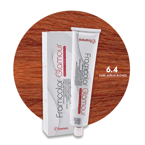 Framesi Framcolor Glamour Hair Color Cream 100ml - 6.4 Dark Aubum Blonde - Nazar Jan's Supermarket