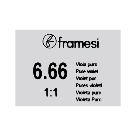 Framesi Framcolor Glamour Hair Color Cream 100ml - 6.66 Pure Violet - Nazar Jan's Supermarket