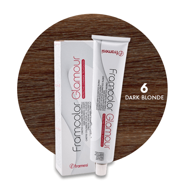 Framesi Framcolor Glamour Hair Color Cream 100ml - 6 Dark Blonde - Nazar Jan's Supermarket