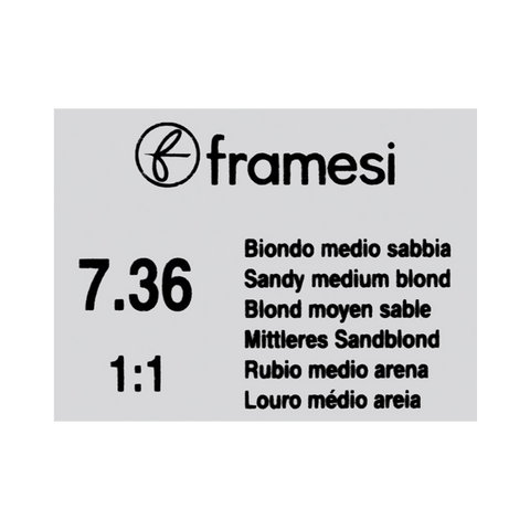 Framesi Framcolor Glamour Hair Color Cream 100ml - 7.36 Sandy Medium Blond - Nazar Jan's Supermarket