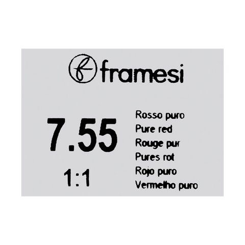Framesi Framcolor Glamour Hair Color Cream 100ml - 7.55 Pure Red - Nazar Jan's Supermarket
