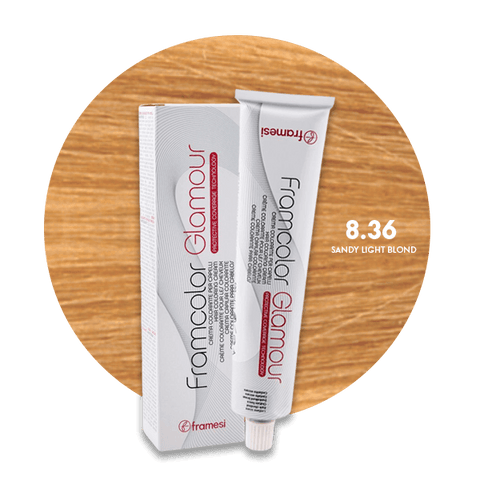 Framesi Framcolor Glamour Hair Color Cream 100ml - 8.36 Sandy Light Blond - Nazar Jan's Supermarket