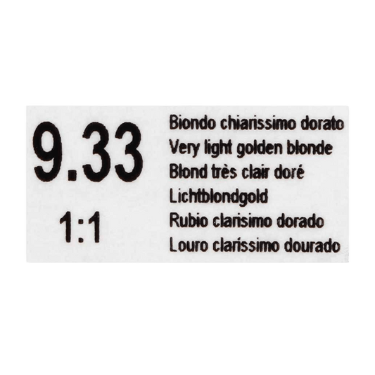 Framesi Framcolor Glamour Hair Color Cream 100ml - 9.33 Very Light Golden Blonde - Nazar Jan's Supermarket