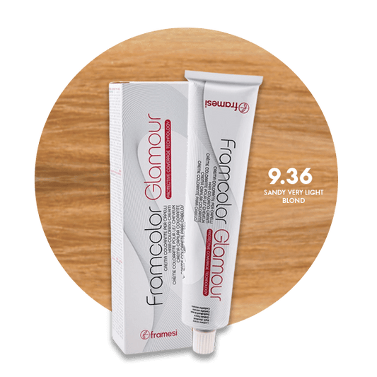 Framesi Framcolor Glamour Hair Color Cream 100ml - 9.36 Sandy Very Light Blond - Nazar Jan's Supermarket