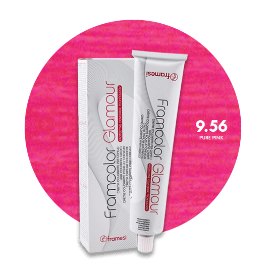 Framesi Framcolor Glamour Hair Color Cream 100ml - 9.56 Pure Pink - Nazar Jan's Supermarket