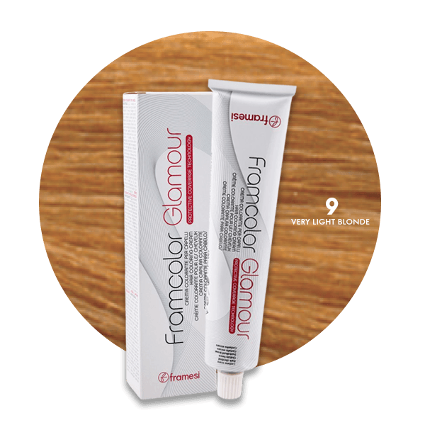 Framesi Framcolor Glamour Hair Color Cream 100ml - 9 Very Light Blonde - Nazar Jan's Supermarket