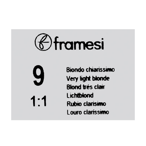 Framesi Framcolor Glamour Hair Color Cream 100ml - 9 Very Light Blonde - Nazar Jan's Supermarket