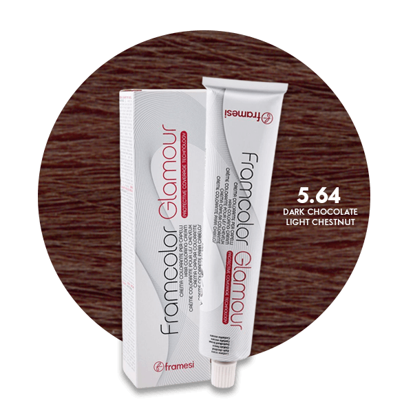 Framesi Framcolor Glamour Hair Color Cream 100ml - Dark Chocolate Light Chestnut - Nazar Jan's Supermarket