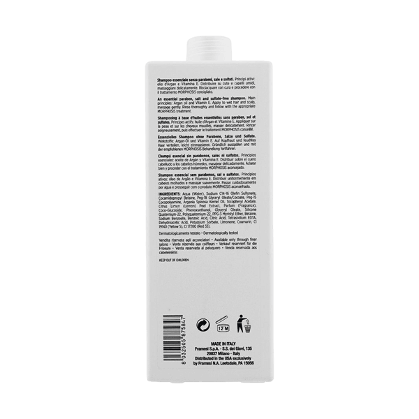 FRAMESI MORPHOSIS SUBLIMIS OIL SHAMPOO 1000ML - Nazar Jan's Supermarket