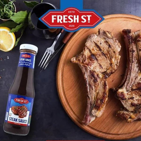 FRESH ST STEAK SAUCE 340GM - Nazar Jan's Supermarket