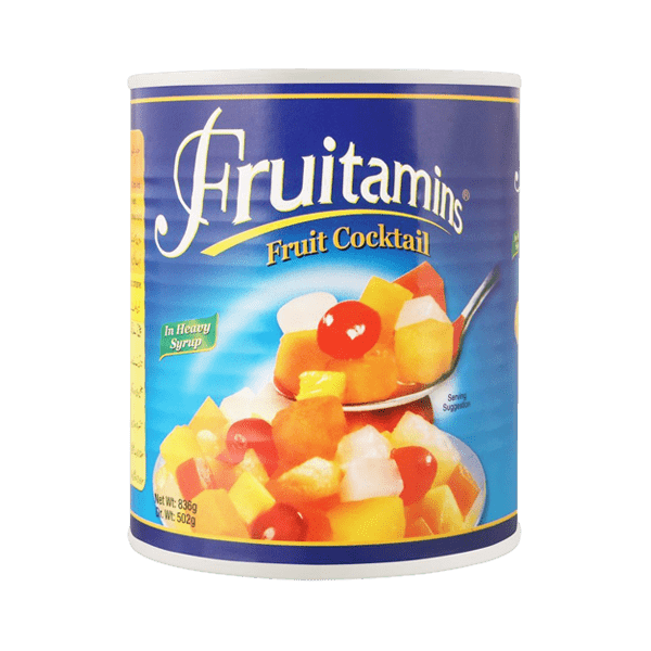 FRUITAMINS FRUIT COCKTAIL TIN 836G - Nazar Jan's Supermarket