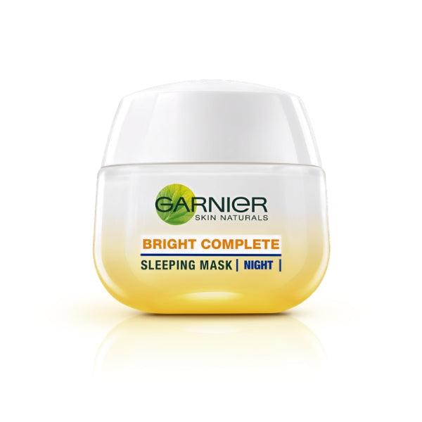 Garnier Bright Complete Vitamin C + Soy Yoghurt Sleeping Mask Night Cream 50ml - Nazar Jan's Supermarket